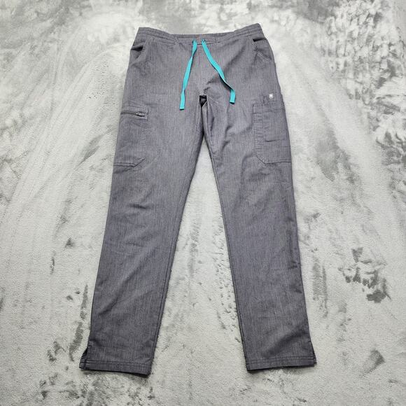 Figs Pants Womens S Gray Yola Skinny Straight Scrub Pant Uniform Medical Work - Picture 1 of 12